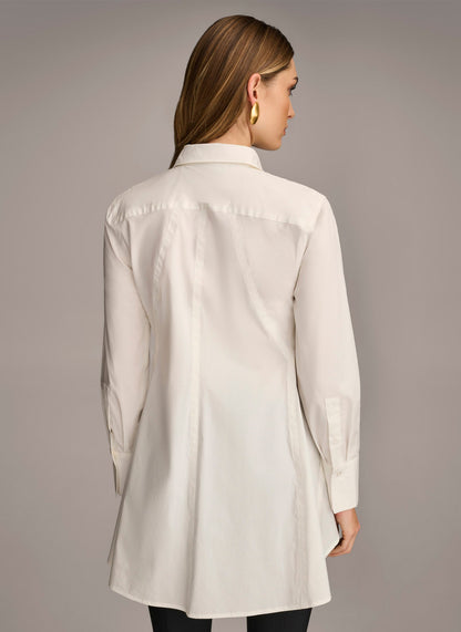 Donna Karan LONG SLEEVE A-LINE TUNIC