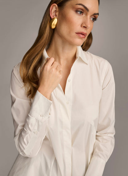 Donna Karan LONG SLEEVE A-LINE TUNIC