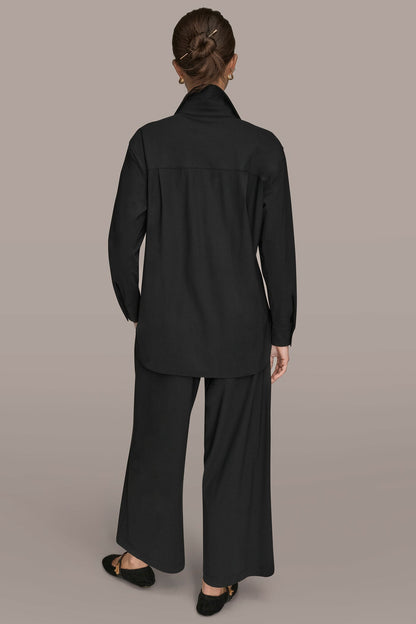 Donna Karan THE MODERN TRAVEL BUTTON-DOWN SHIRT
