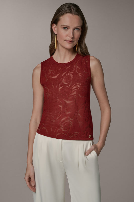Donna Karan CREW NECK TOP