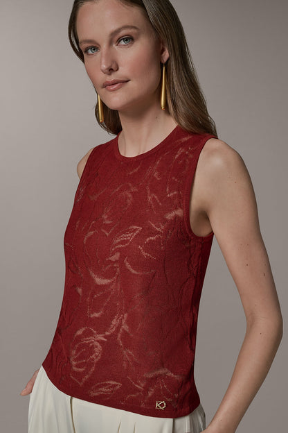 Donna Karan CREW NECK TOP