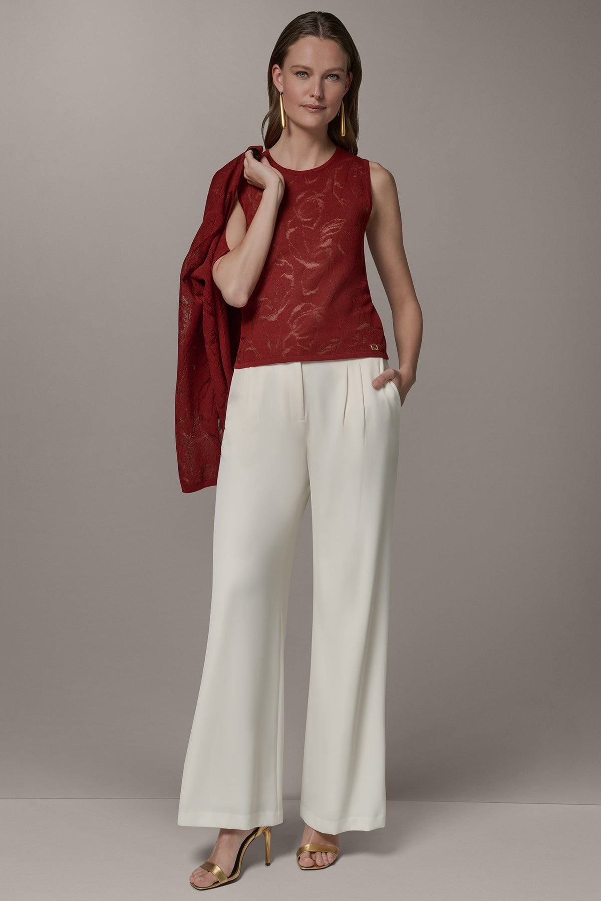 Donna Karan CREW NECK TOP
