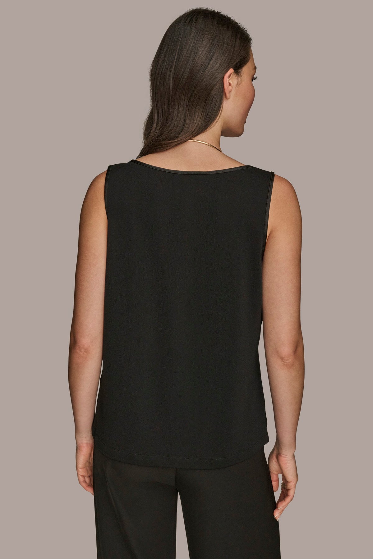Donna Karan SCOOP NECK SHELL