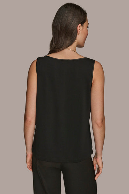 Donna Karan SCOOP NECK SHELL
