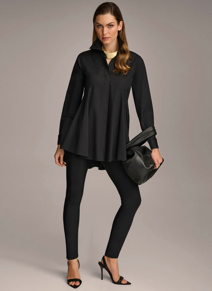 Donna Karan LONG SLEEVE A-LINE TUNIC