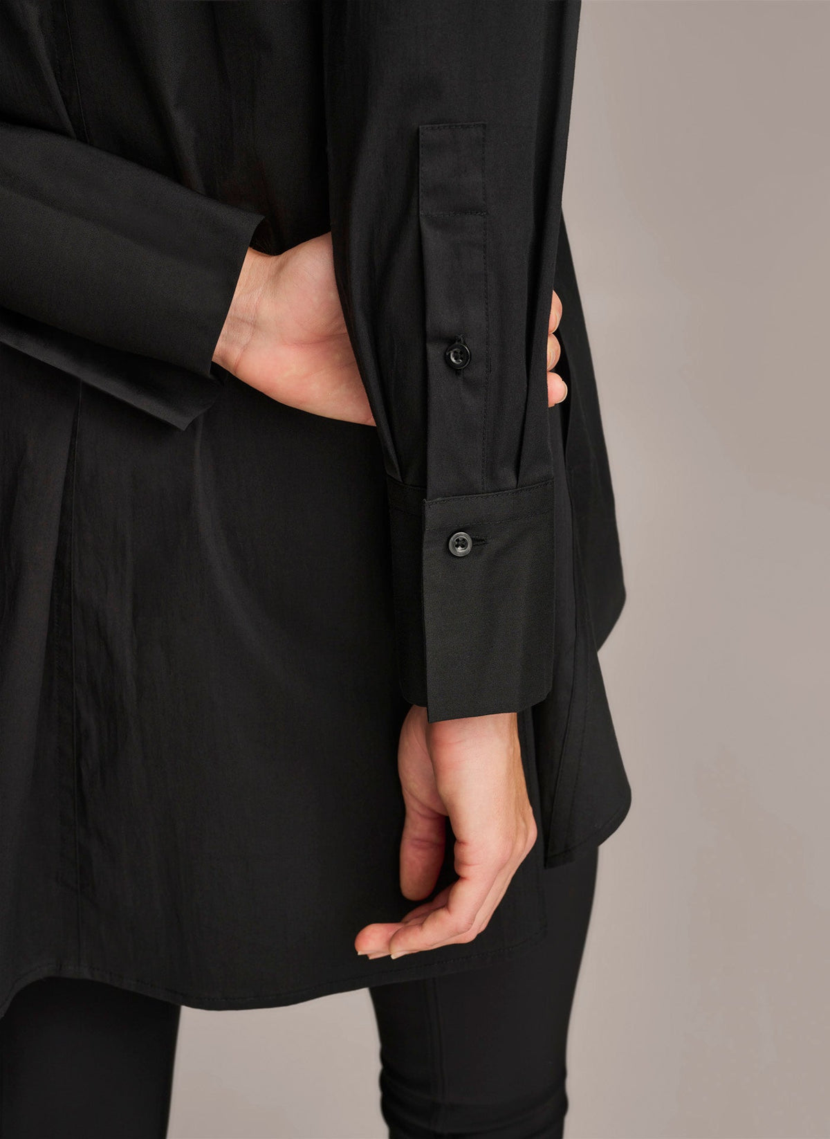 Donna Karan LONG SLEEVE A-LINE TUNIC