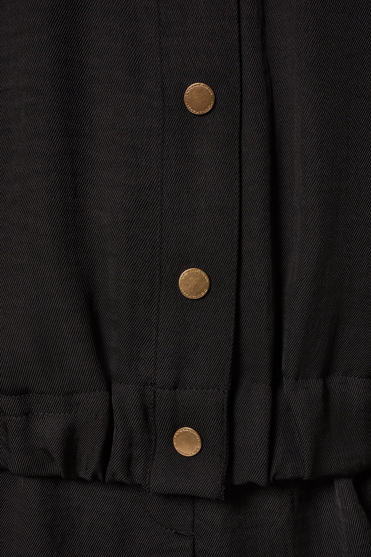 Donna Karan CINCHED HEM SHIRT