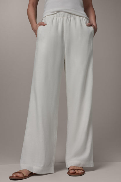 Donna Karan MID-RISE STRAIGHT-LEG ANKLE PANT