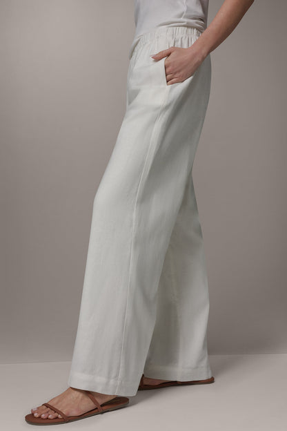 Donna Karan MID-RISE STRAIGHT-LEG ANKLE PANT