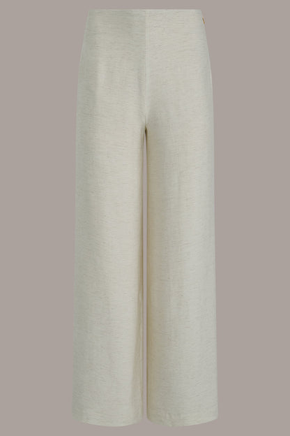 Donna Karan EXTRA HIGH-RISE MÈLANGE WIDE-LEG PANT