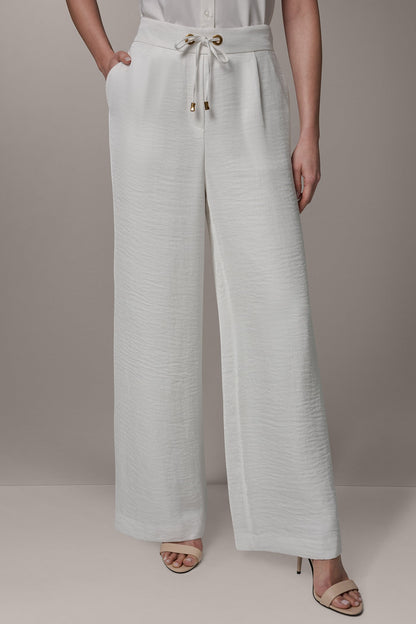 Donna Karan EXTRA HIGH-RISE WIDE-LEG PULL-ON PANT