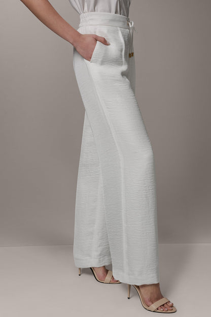 Donna Karan EXTRA HIGH-RISE WIDE-LEG PULL-ON PANT