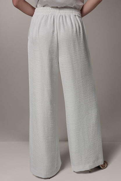 Donna Karan EXTRA HIGH-RISE WIDE-LEG PULL-ON PANT