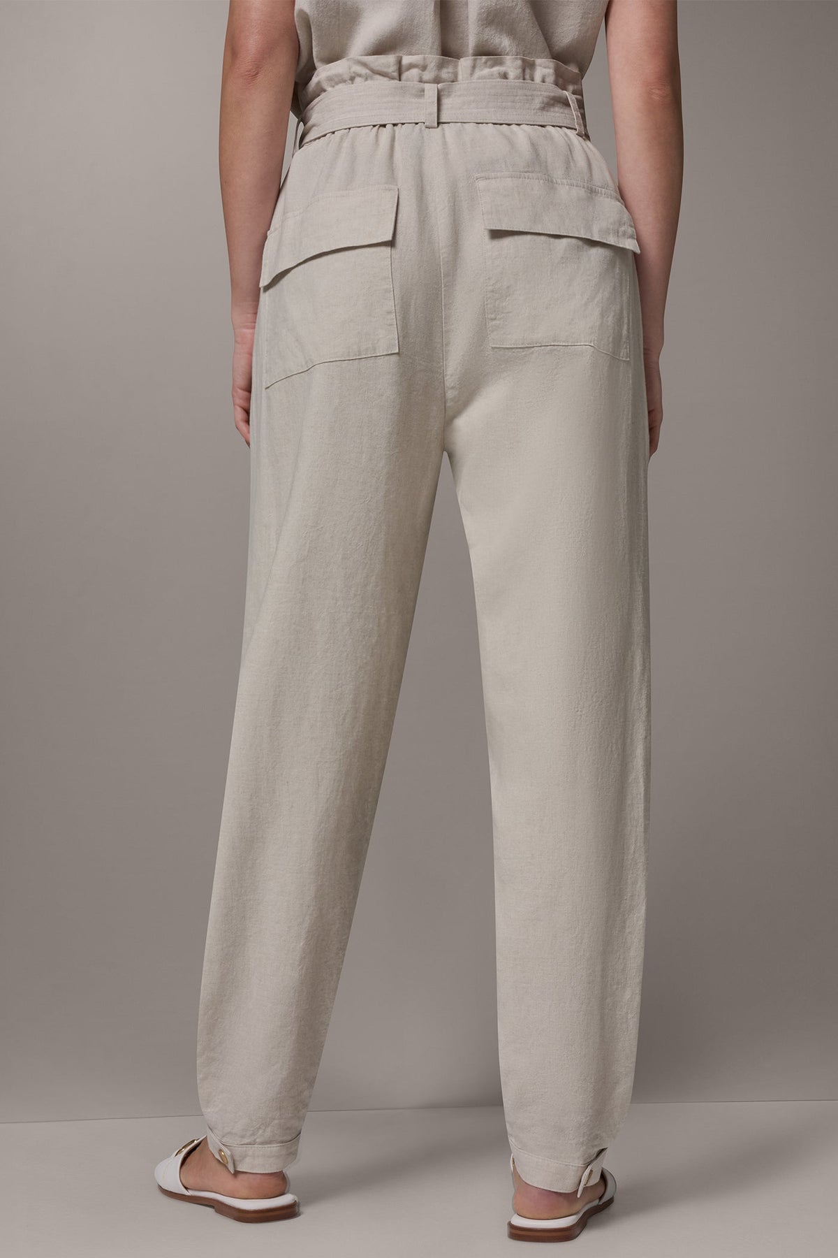 Donna Karan RELAXED PAPERBAG ANKLE PANT