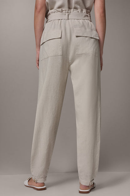Donna Karan RELAXED PAPERBAG ANKLE PANT