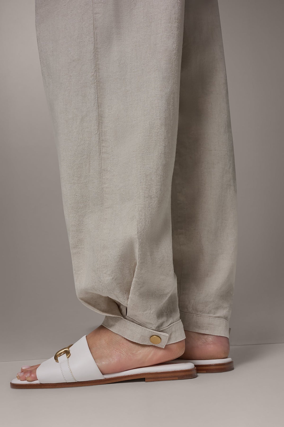 Donna Karan RELAXED PAPERBAG ANKLE PANT