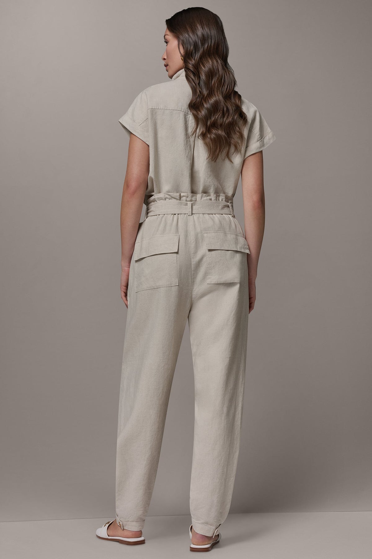 Donna Karan RELAXED PAPERBAG ANKLE PANT