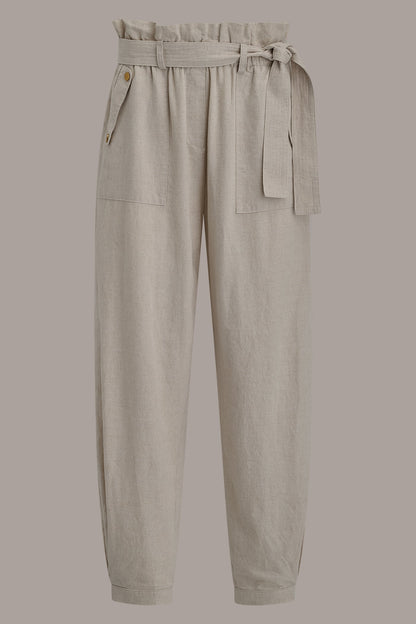 Donna Karan RELAXED PAPERBAG ANKLE PANT