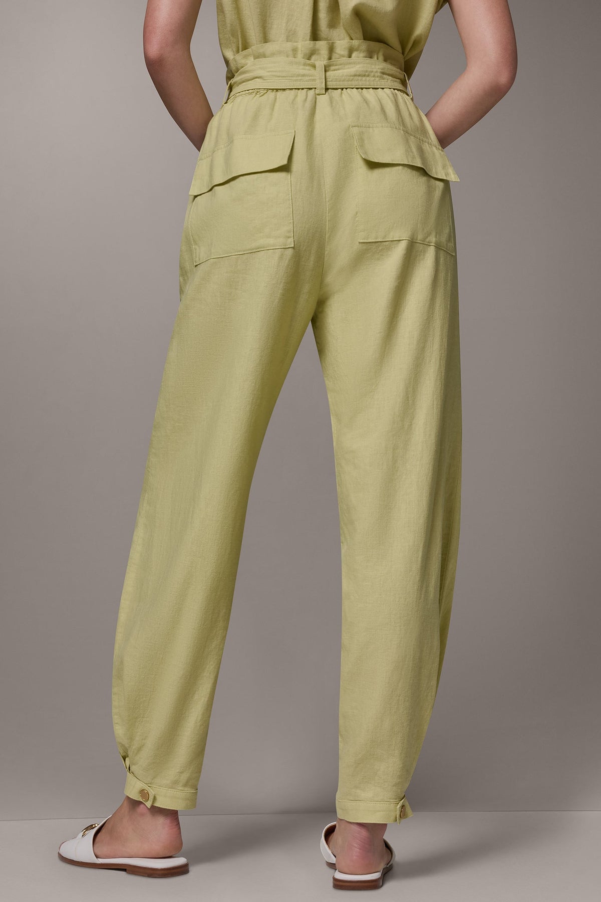 Donna Karan RELAXED PAPERBAG ANKLE PANT