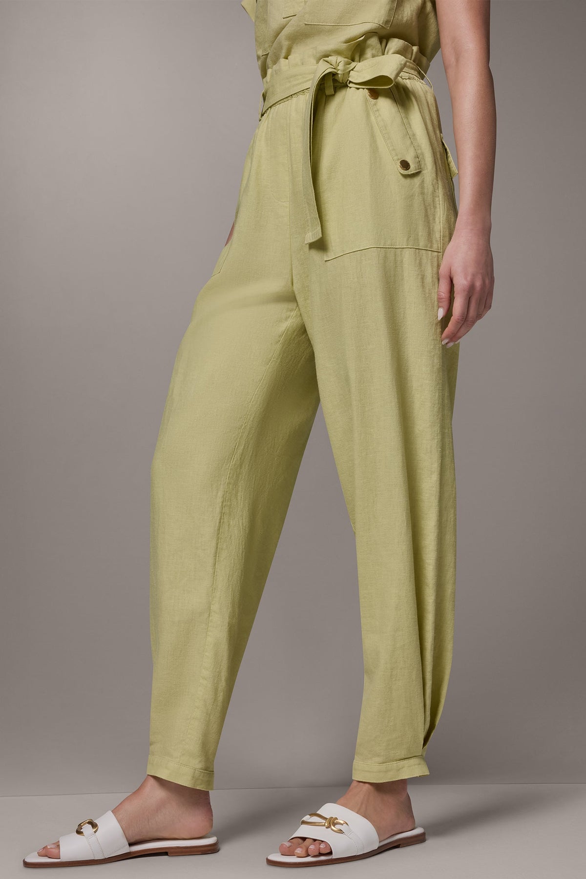 Donna Karan RELAXED PAPERBAG ANKLE PANT