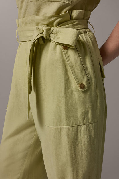 Donna Karan RELAXED PAPERBAG ANKLE PANT