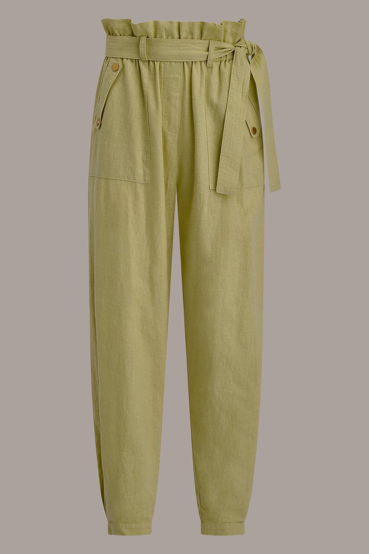 Donna Karan RELAXED PAPERBAG ANKLE PANT