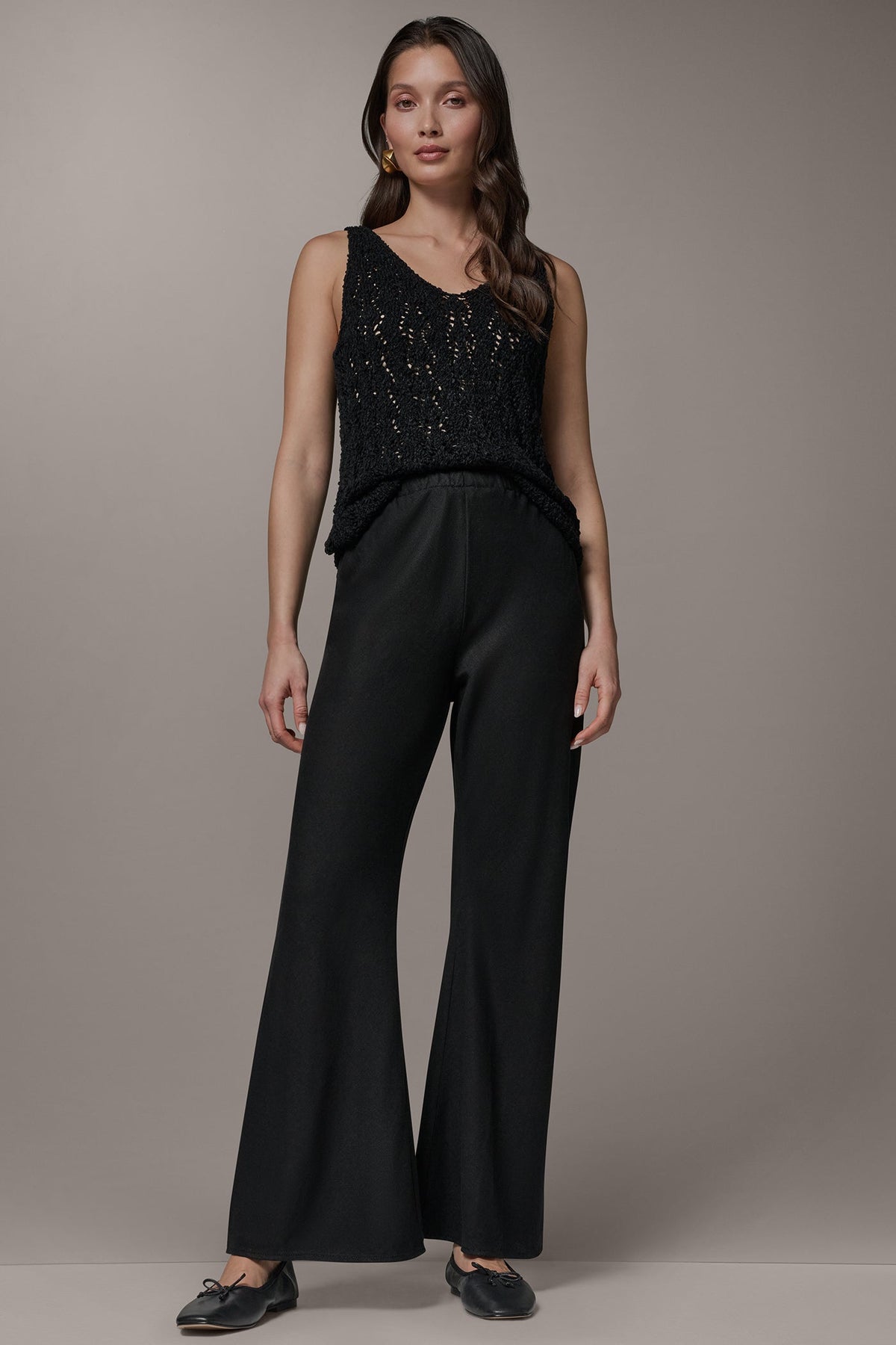 Donna Karan MID-RISE RELAXED ANKLE PANT