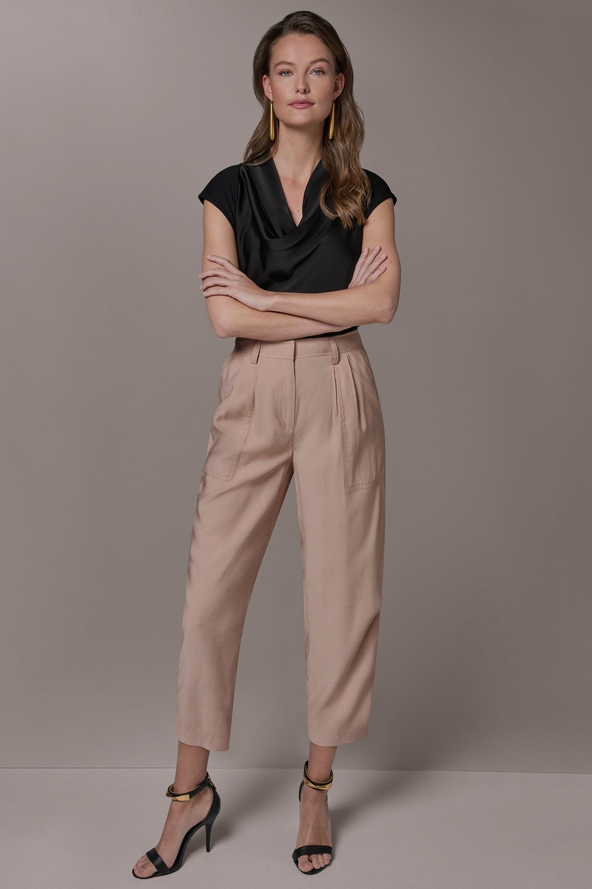Donna Karan EXTRA HIGH-RISE UTILITY PANT