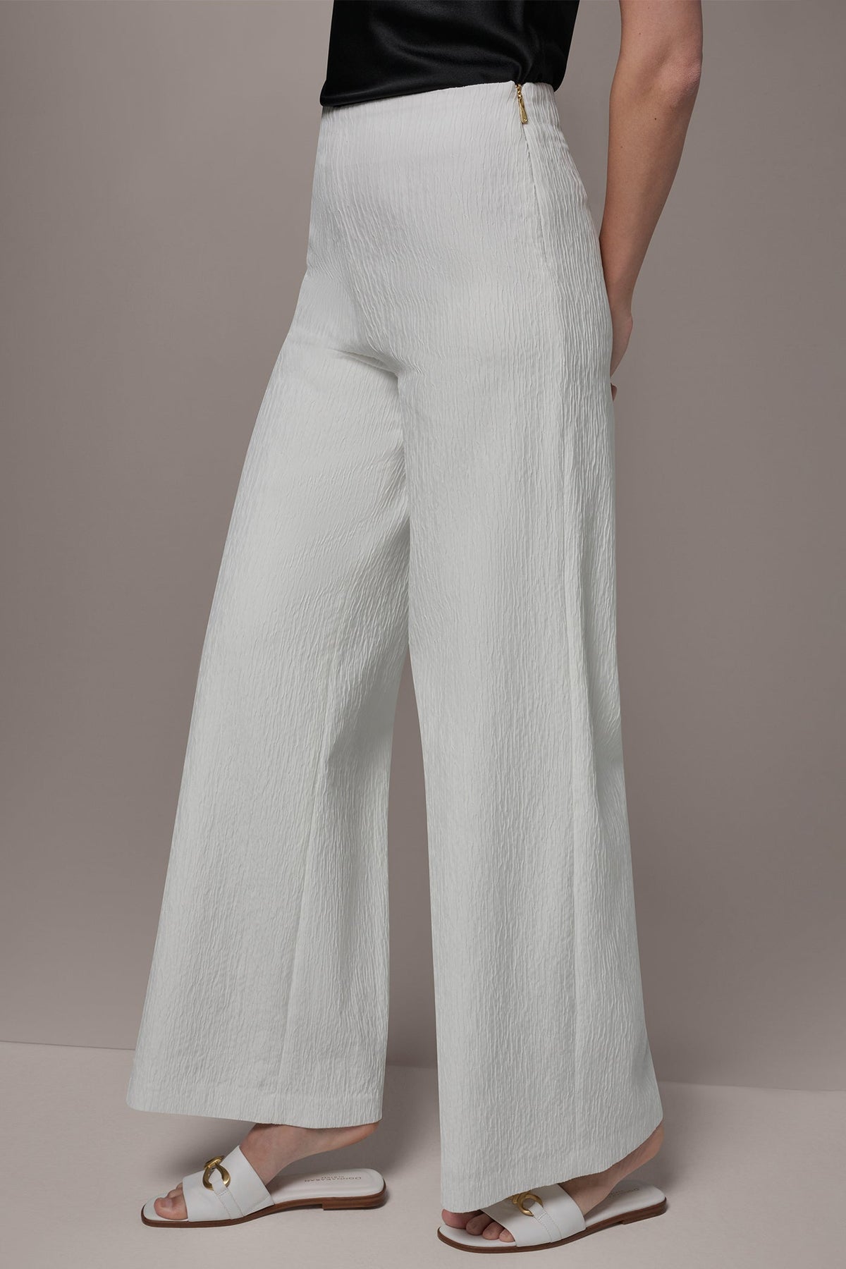 Donna Karan EXTRA HIGH-RISE WIDE-LEG SUIT PANT