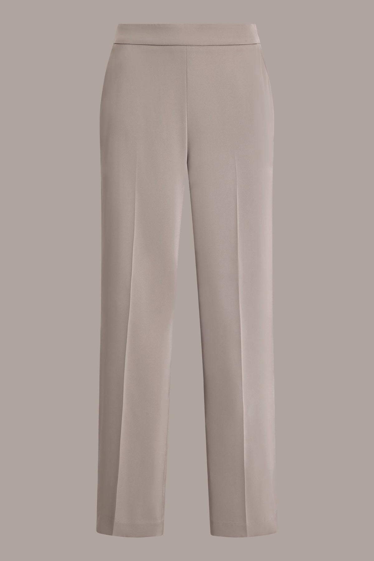 Donna Karan SATIN EXTRA HIGH-RISE WIDE-LEG SUIT PANT