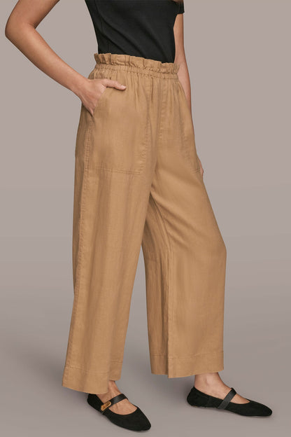 Donna Karan HIGH-RISE PAPERBAG PANT