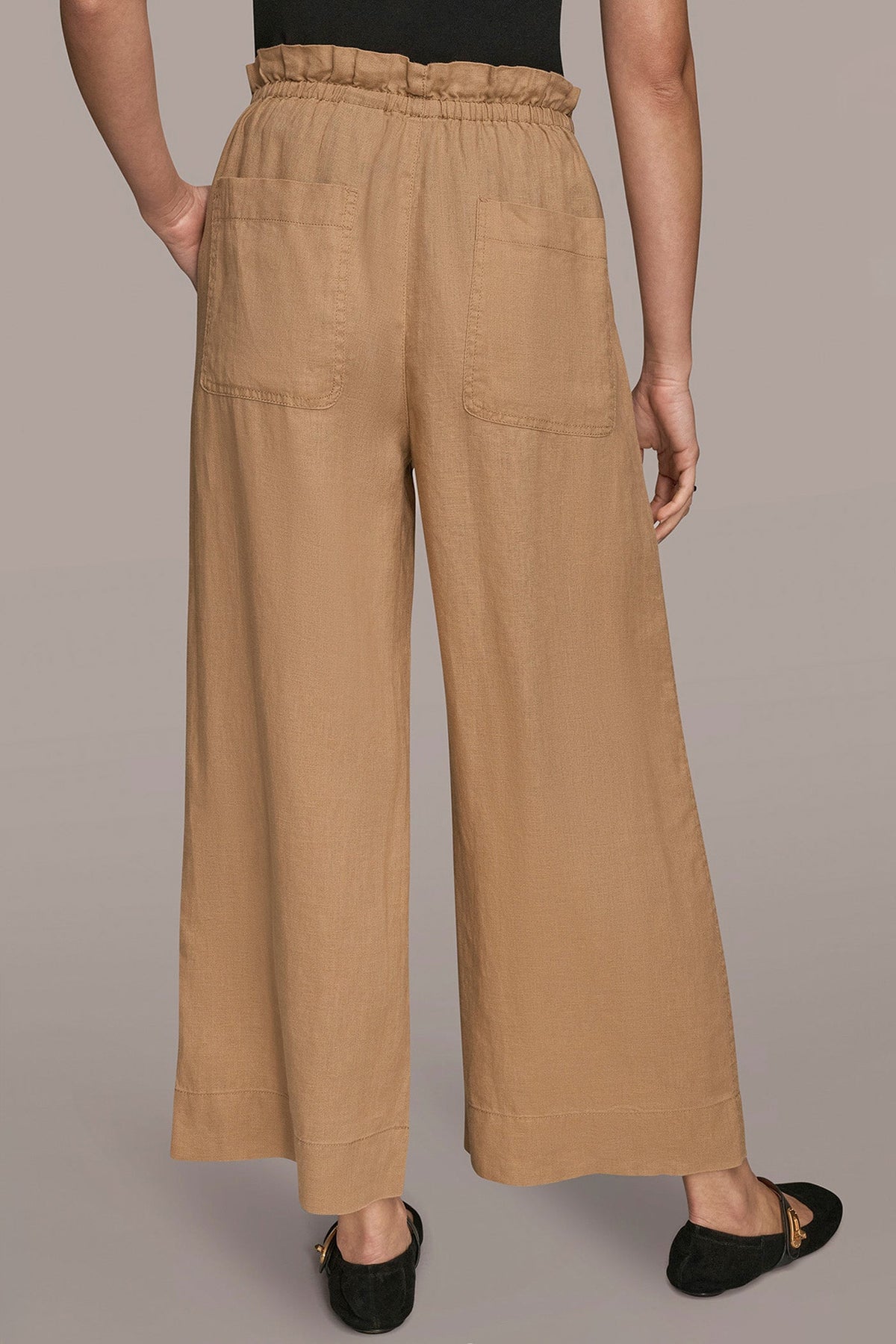 Donna Karan HIGH-RISE PAPERBAG PANT