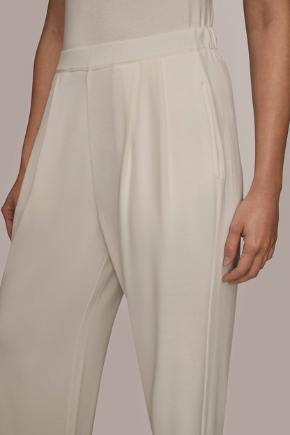 Donna Karan HIGH-RISE PLEATED PANT