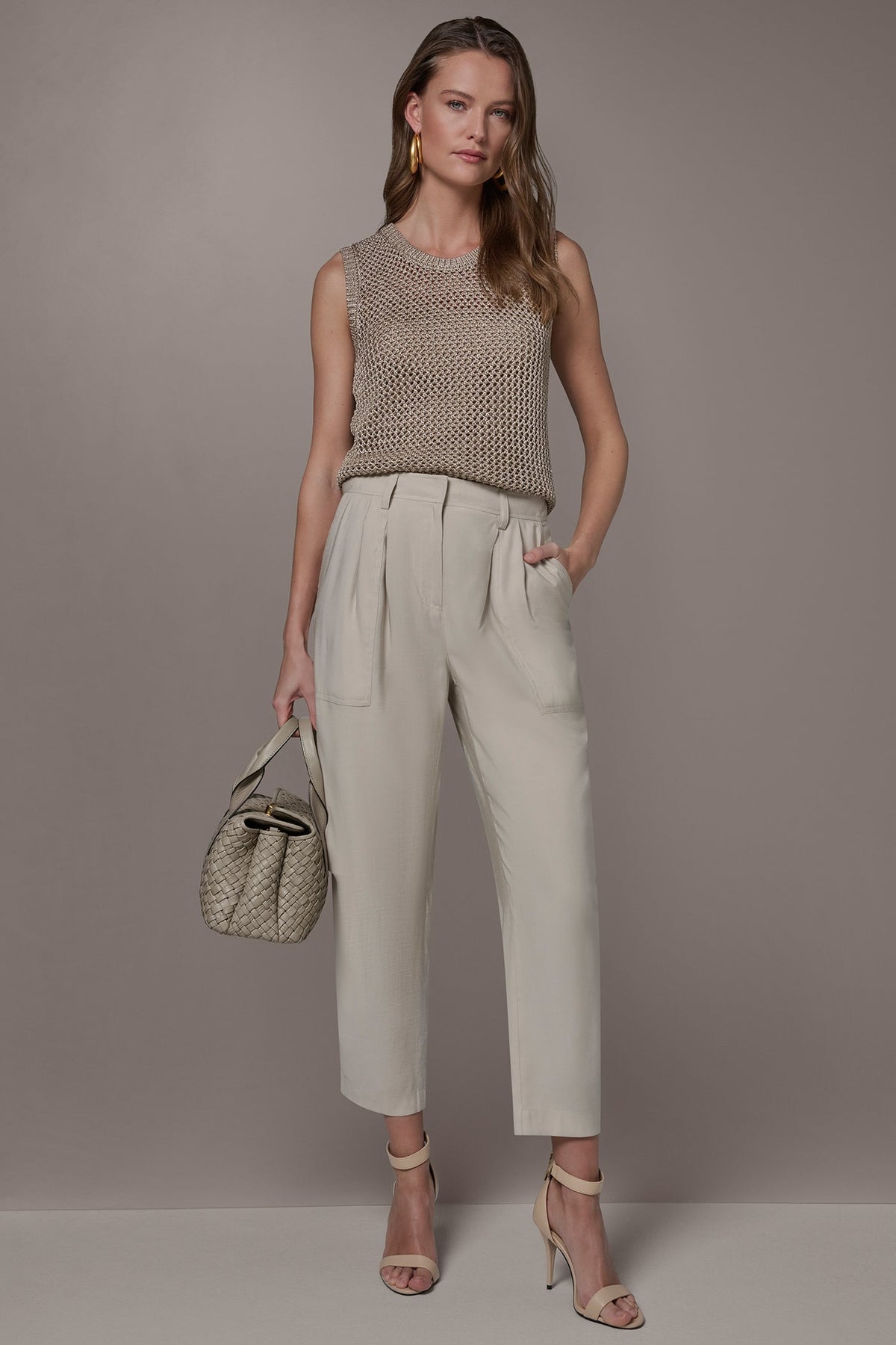 Donna Karan EXTRA HIGH-RISE UTILITY PANT