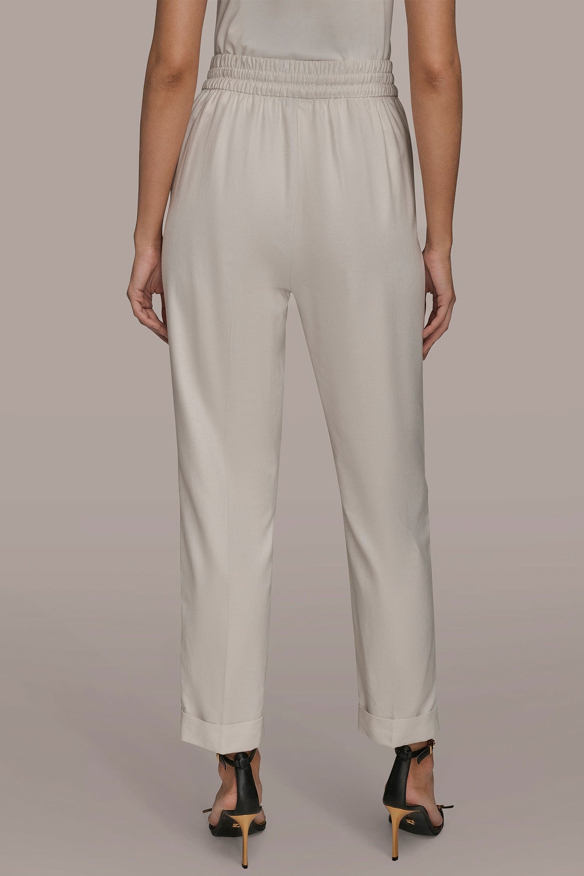 Donna Karan DRAWSTRING CUFFED PANT