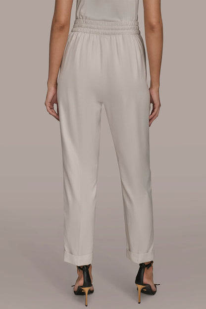 Donna Karan DRAWSTRING CUFFED PANT