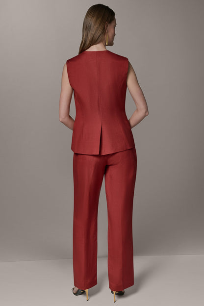 Donna Karan COLLARLESS VEST