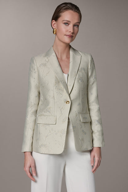 Donna Karan FLORAL SUIT BLAZER