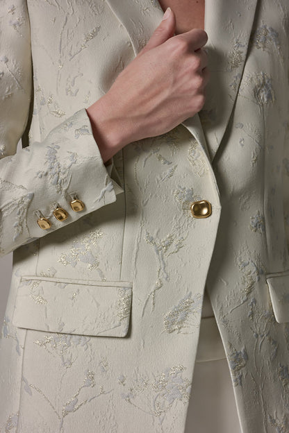 Donna Karan FLORAL SUIT BLAZER