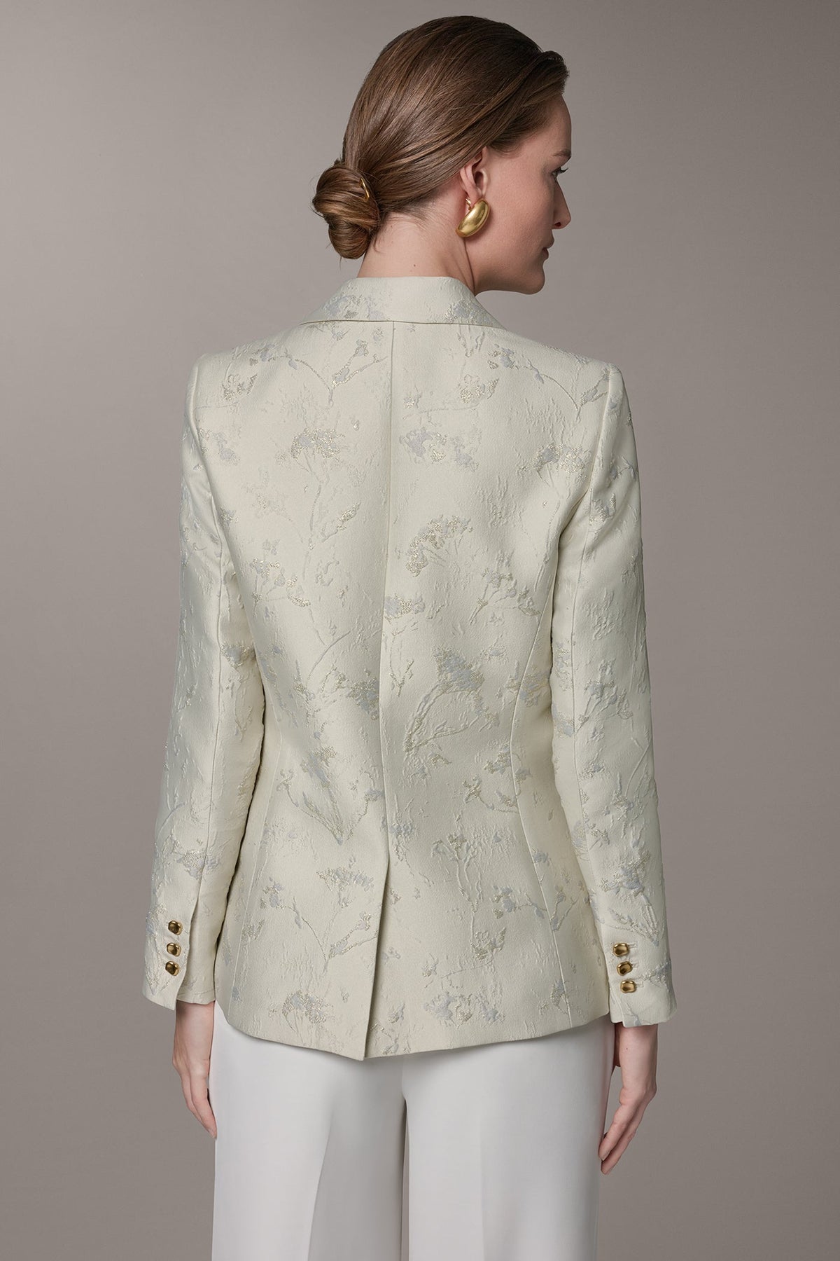 Donna Karan FLORAL SUIT BLAZER
