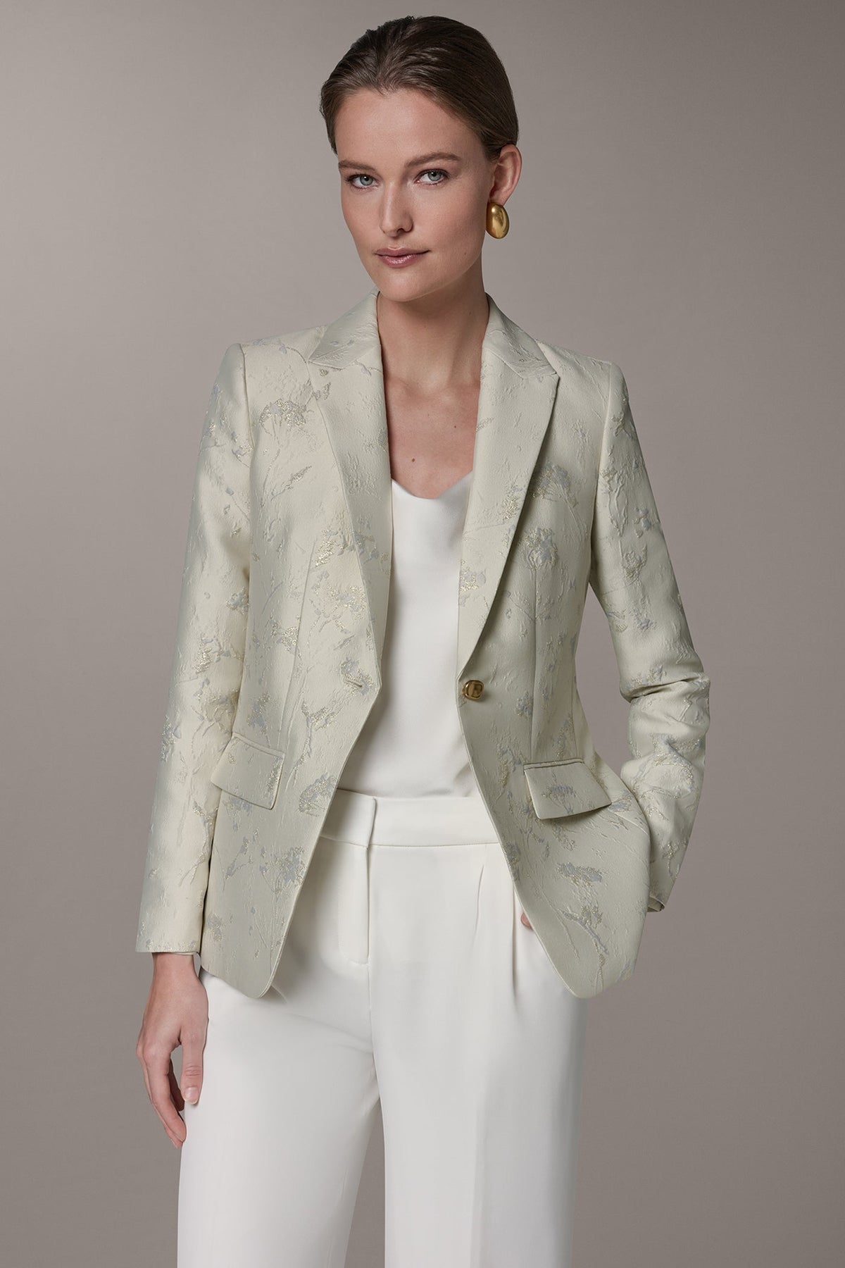 Donna Karan FLORAL SUIT BLAZER