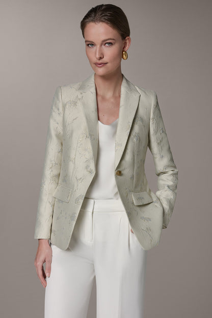 Donna Karan FLORAL SUIT BLAZER