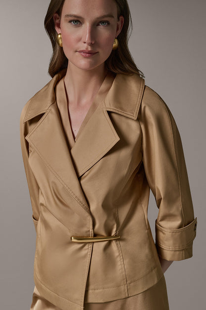 Donna Karan 3/4 SLEEVE WRAP JACKET