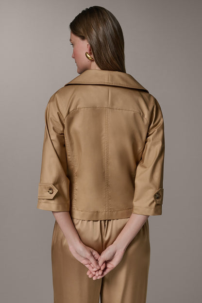 Donna Karan 3/4 SLEEVE WRAP JACKET