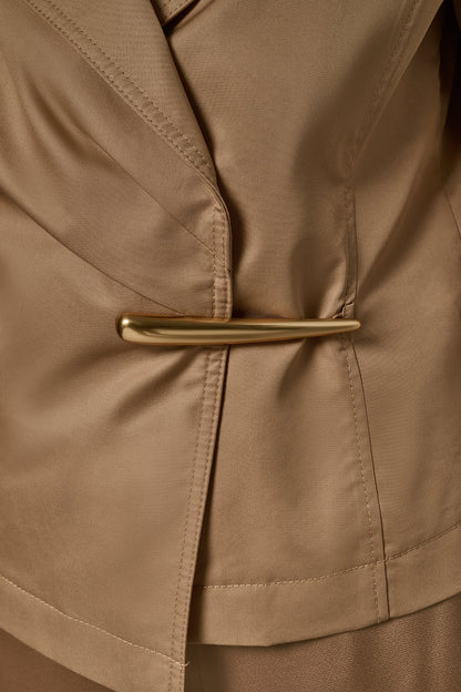 Donna Karan 3/4 SLEEVE WRAP JACKET