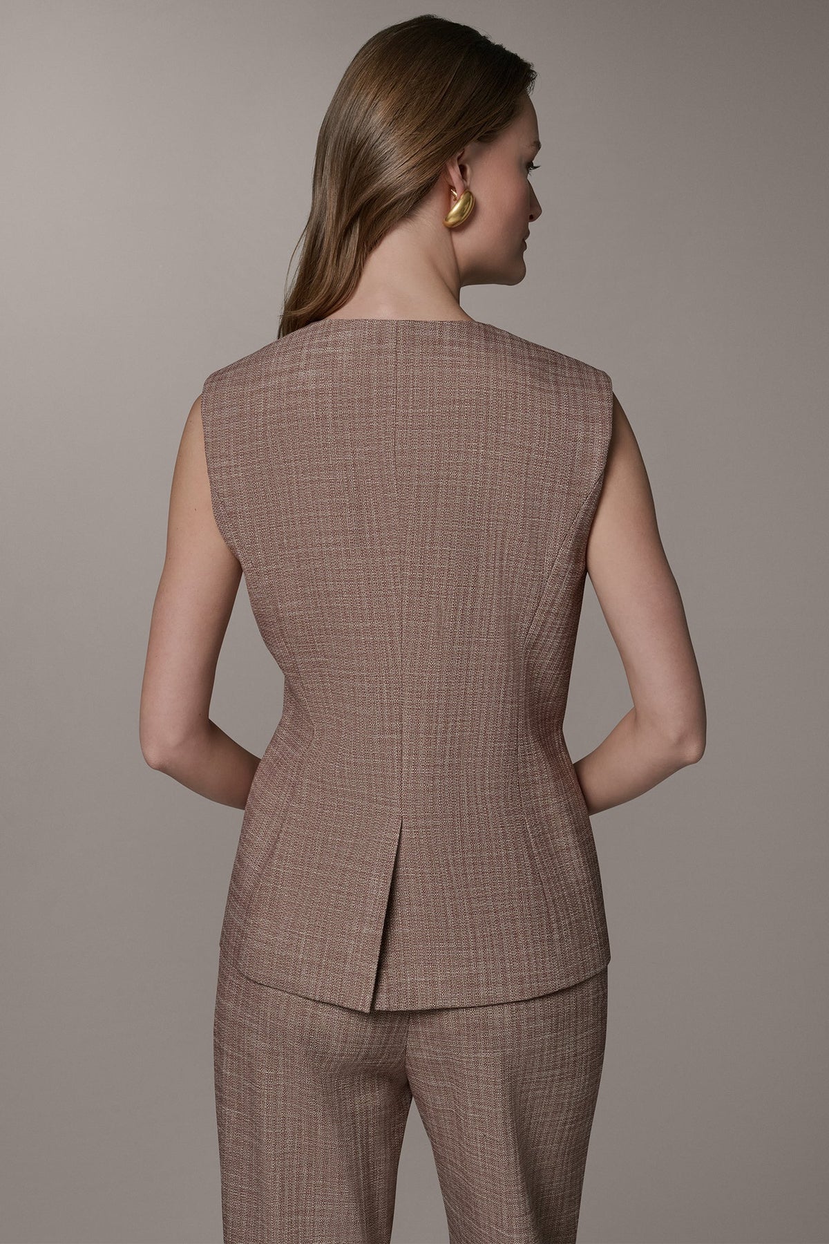 Donna Karan SLEEVELESS SUIT VEST