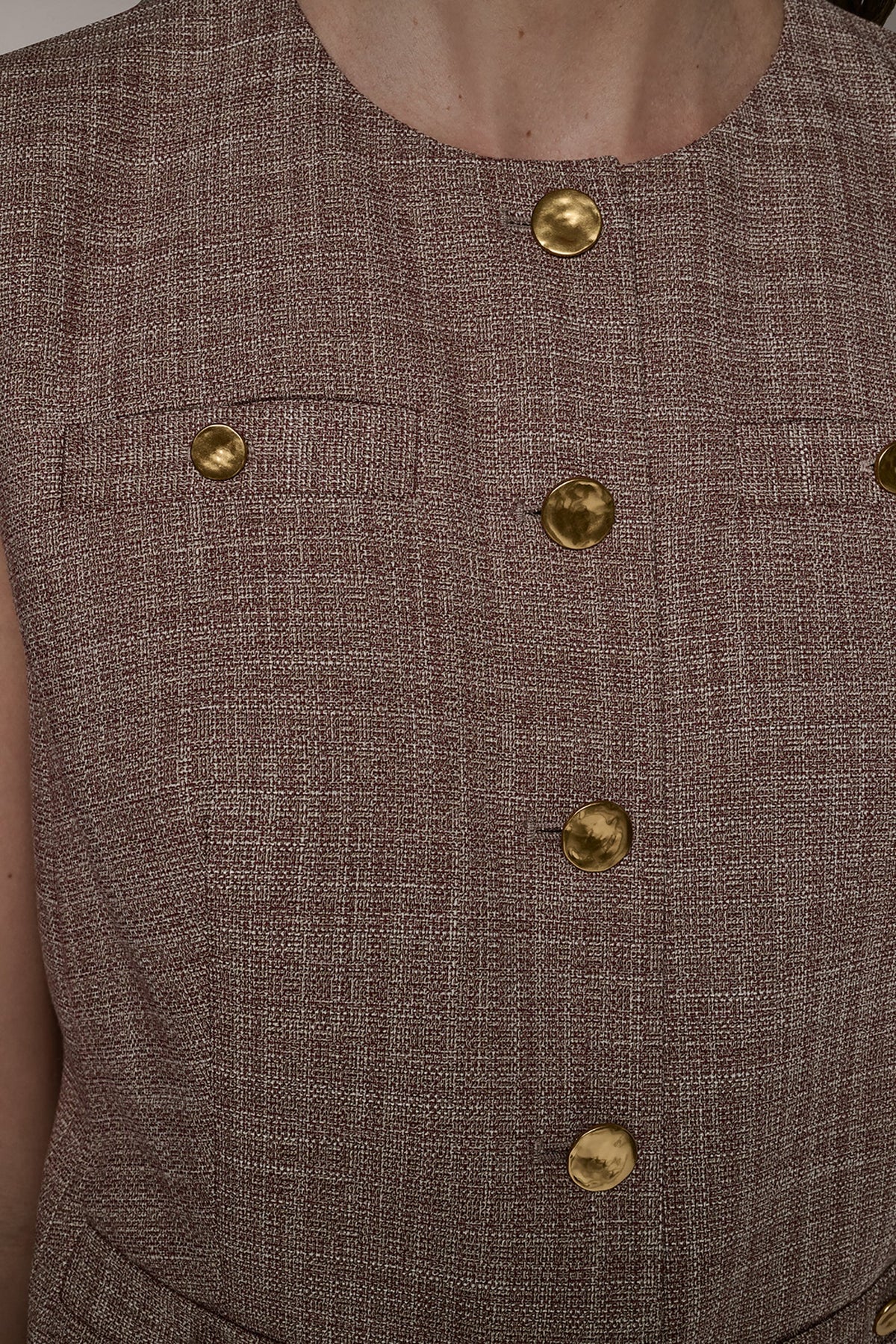 Donna Karan SLEEVELESS SUIT VEST