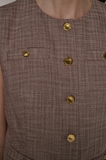 Donna Karan SLEEVELESS SUIT VEST