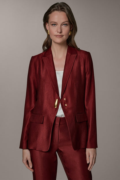 Donna Karan ONE-BUTTON JACKET