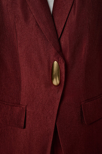 Donna Karan ONE-BUTTON JACKET
